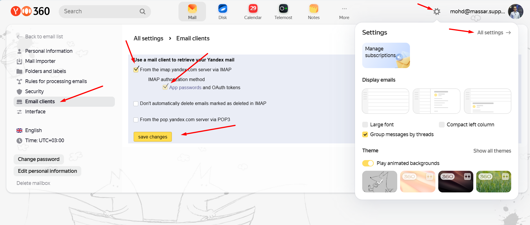 Yandex to zoho data migration start3.png