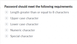 Zoho account password strength.png
